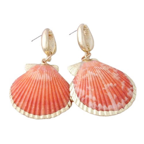 Brinco Concha Pecten Vermelho