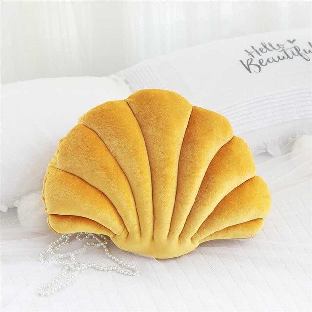 Almofada Concha Amarelo