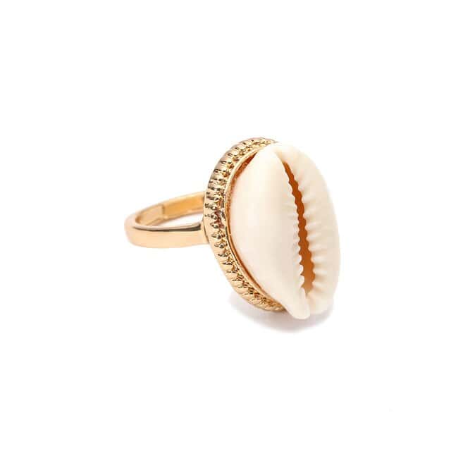 Anel Concha Cauri (Dourado)