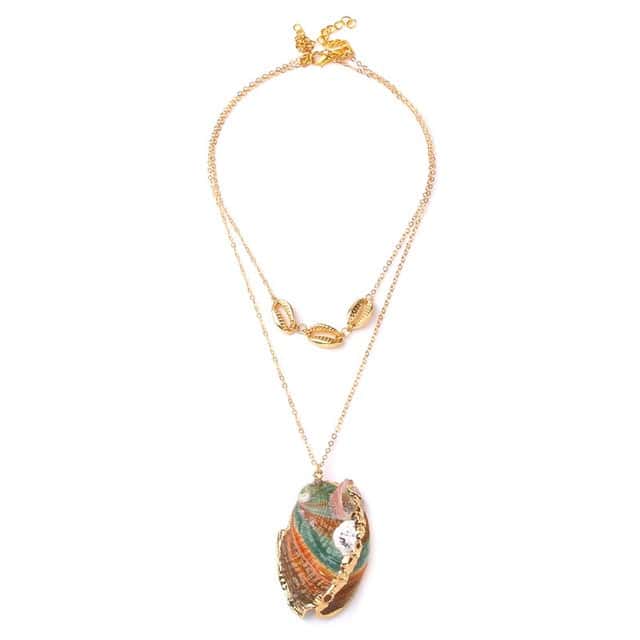 Pingente Concha Abalone Nacre